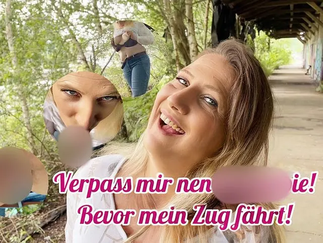 Verpass mir nen Creampie! Bevor mein Zug fährt!