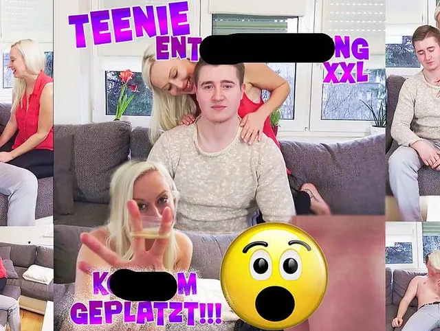 Teenie Entjungferung XXL - Kondom geplatzt