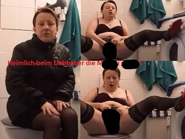 Heimlich beim Liebhaber die Muschi gefickt