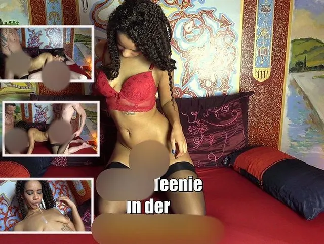 Ebony Teenie in der Swingeroase