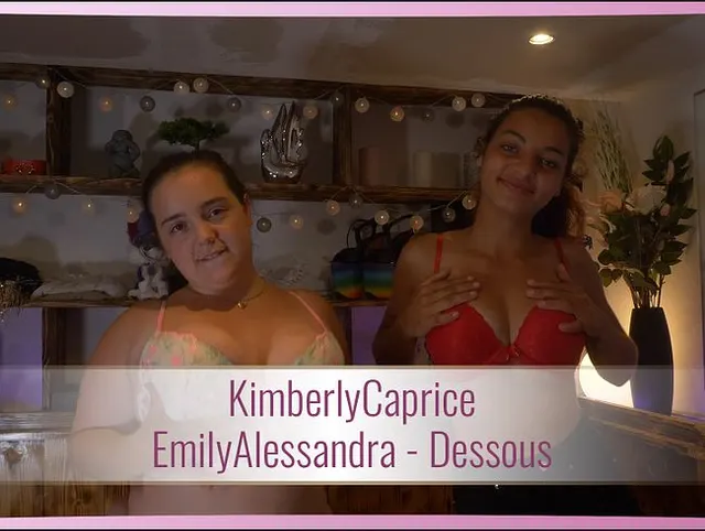 KimberlyCaprice und EmilyAlessandra - Dessous