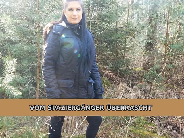 Vom Spaziergänger überrascht