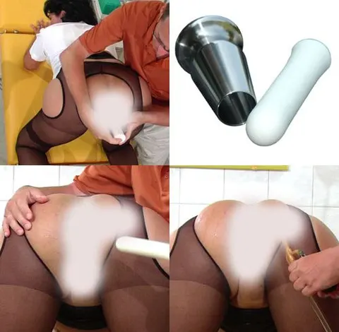 Stahl Analplug hohl - Arschfotze Klistier