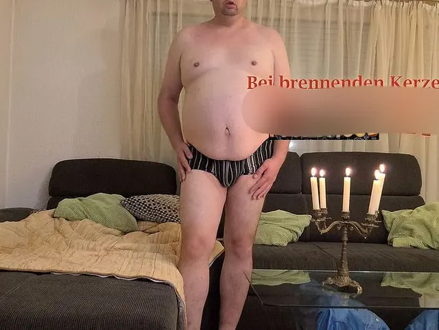 Bei brennenden Kerzen wichse ich von Herzen - Teil 2