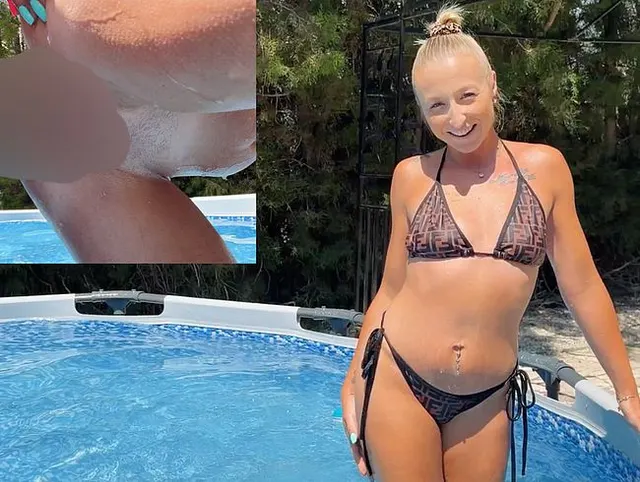 Fremdfick Fast erwischt im Pool: Ihr Kerl fickt mich dreckig und spritzt mir in die Fresse