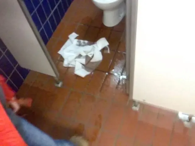 ekeltoilette aufgehübscht