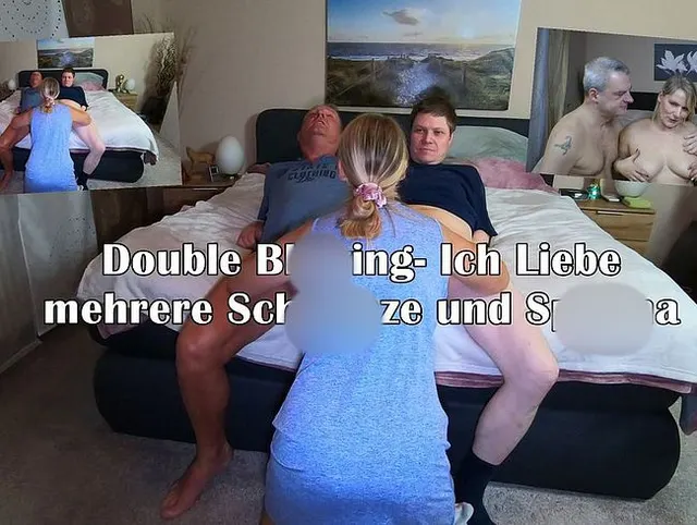 Double Blowing - Ich Liebe mehrere Schwämze und Sperma