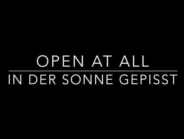 in der Sonne gepisst