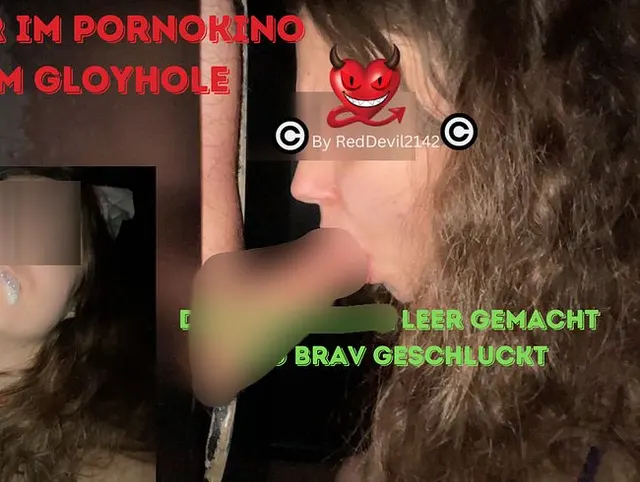 User Im Pornokino am Gloyhole Cumshot