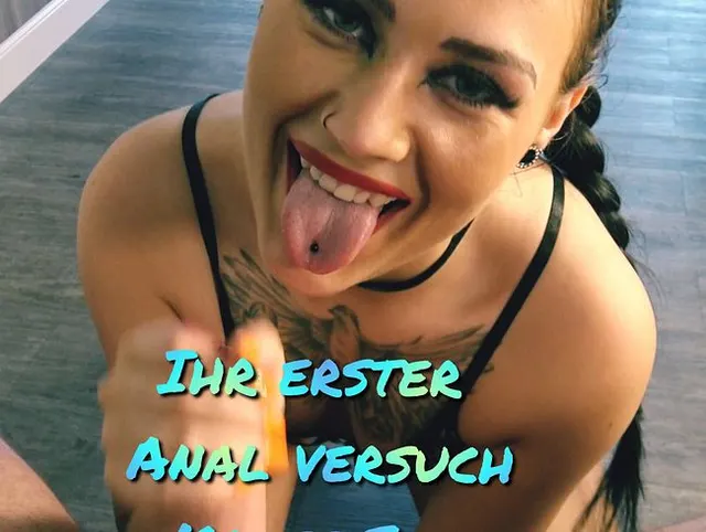 Ihr erster ANAL versuch. Krass Eng....