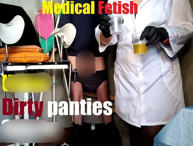 Medizinischer Fetisch - Urin Schmutziges Höschen Sperma