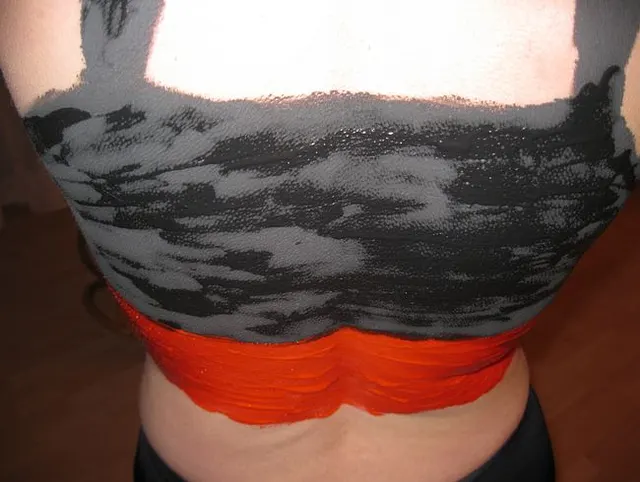 bodypainting Germany- Rot