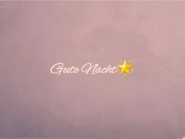 Gute Nacht