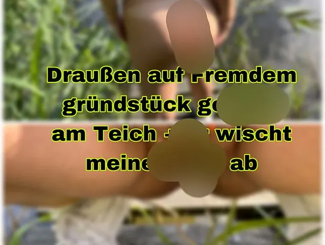 Draußen beim Pinkeln bei Fremden gefilmt