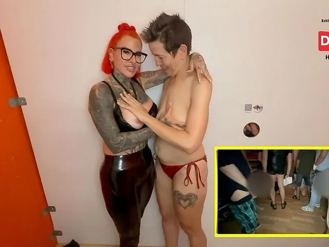 2Milfs am Glory-Hole … Biancas erstes mal 100Prozent real!!
