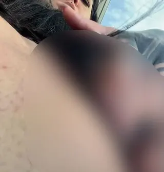 Muschi zeigen im Fremden Auto. Niemand hat wusste davon