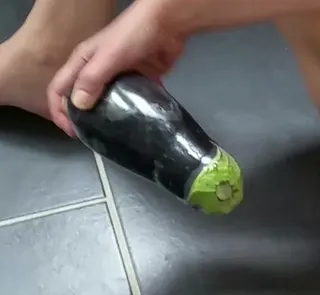 Jetzt gibt es Aubergine für mich