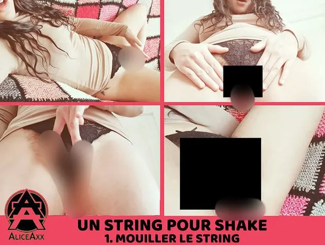 Ein Tanga für Shake: den Tanga nass machen