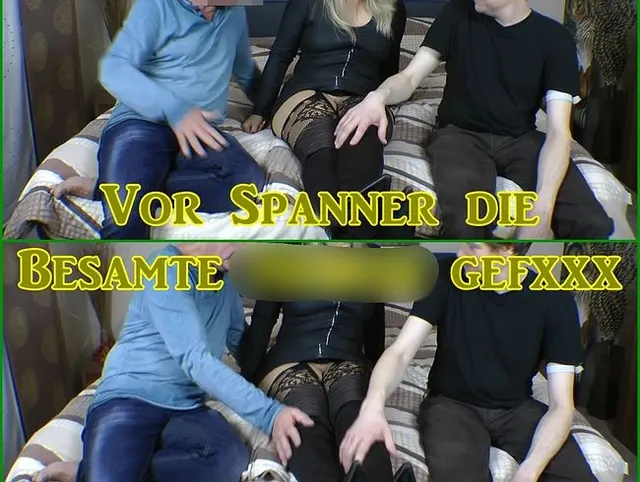 Vor Spanner die Besamte Fotze Gefickt bekommen