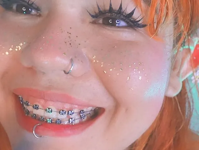 Blowjob Elf Zahnspange Mund Ahegao