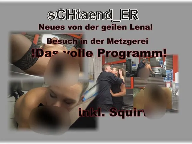 Lena in der Metzgerei!