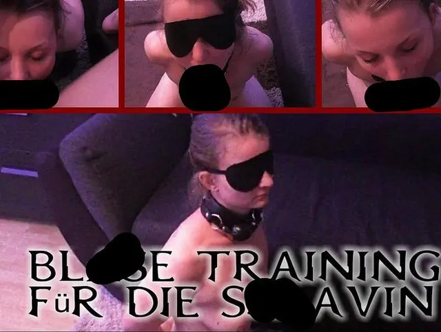 Blase Training für meine Sklavin