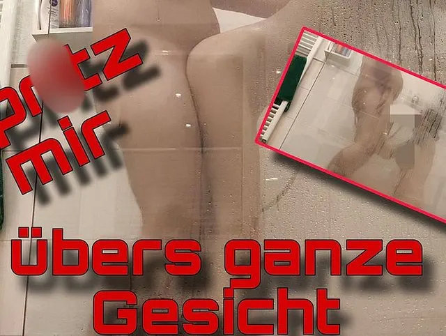 Volle Ladung quer übers Gesicht