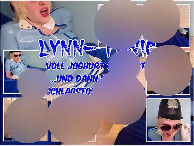 Voll Joghurt gepumpt und dann mit dem Schlagstock gefickt!