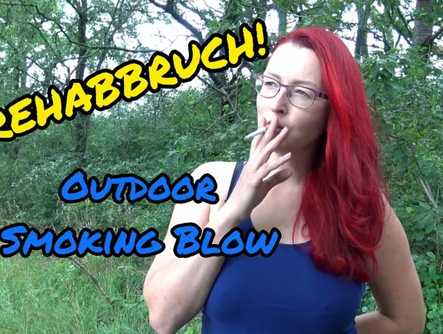 DREHABBRUCH! Geiler SMOKING-Blow OUTDOOR!