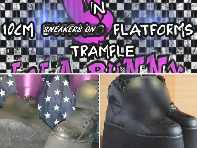 LOLA BUNNY TRAMPEN IN DER FETISH LEGGINGS