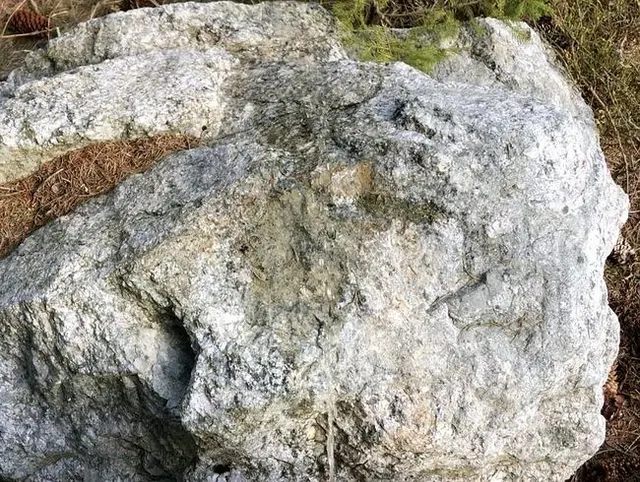 Auf einen Stein Natursekt gießen