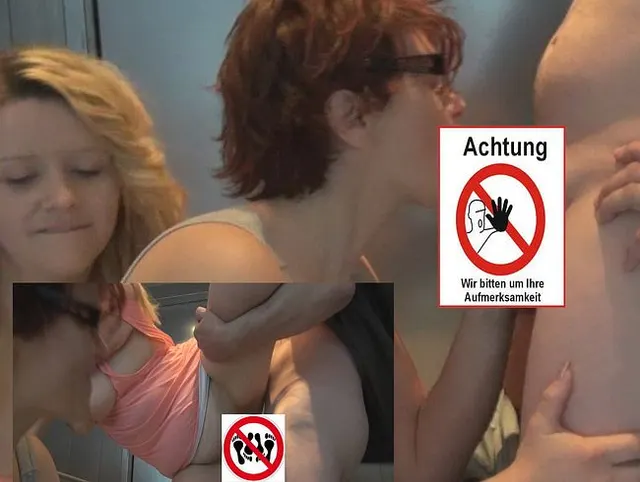 Erwischt - Dreier im Fahrstuhl