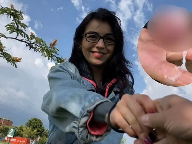 HANDJOB in der ÖFFENTLICHKEIT... Ich lasse dich kommen, während du die Landschaft genießt