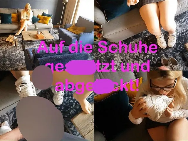 Auf die Schuhe gespritzt und abgeleckt!