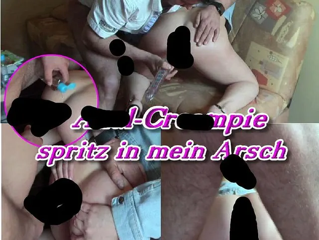 Analcreampie - spritz mir in den Arsch
