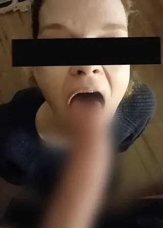 Extra Big Dick cute blowjob - on my knees