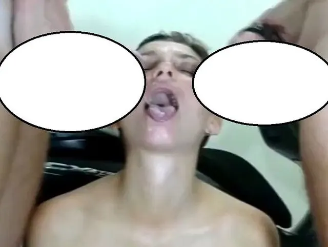 Doppelt blowjob und doppelt cumshot
