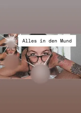Geiler Blowjob im Bett mot Happy End in 4K