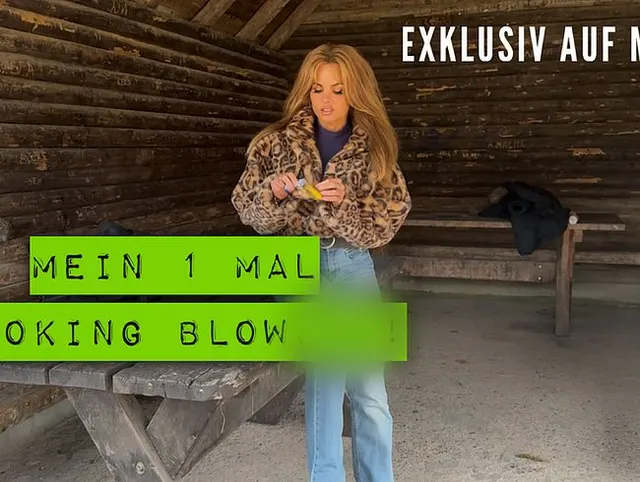 Mein erstes Mal Smoking Blowjob!