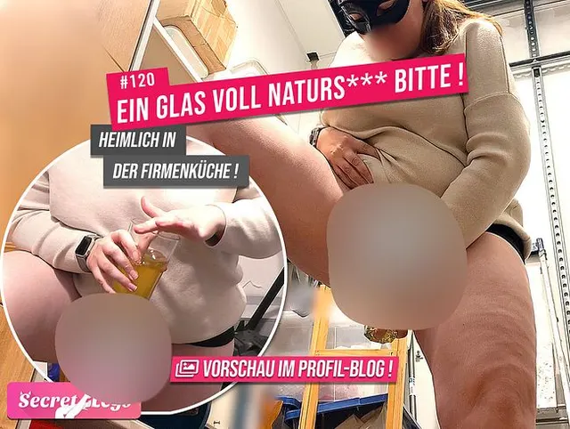 Ein GLAS voll NATURSEKT bitte! - Heimlich in der Firmenküche!