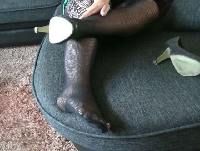 Verschwitzte Füße