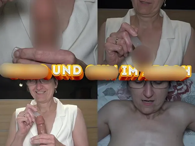 Dildo und Cum im Arsch