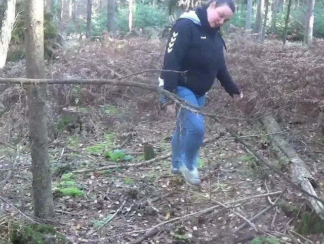 In den Wald gepisst