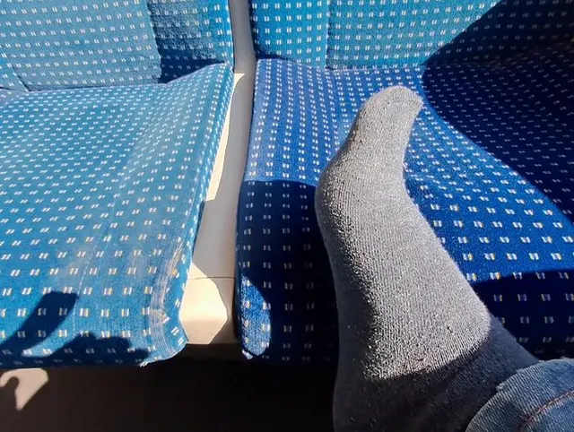 Sockenduft im Zug