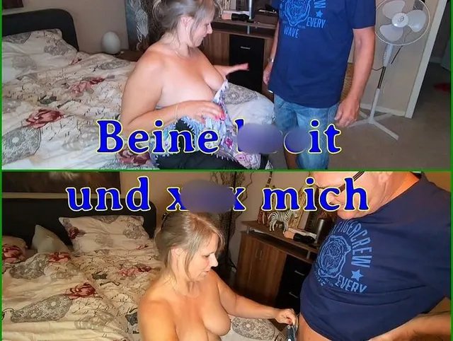 Beine breit und Fick mich