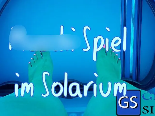 Heimlich im Solarium ERWICHT? (kein Ton)