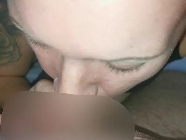 Spit blowjob