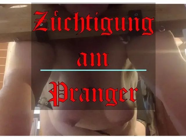 Züchtigung am Pranger
