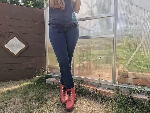 Outdoor meine Jeans benetzt