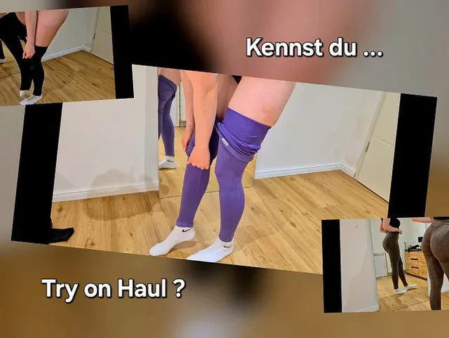 Try On Haul ! Mein erstes mal ! Leggings vor der Cam anprobieren!